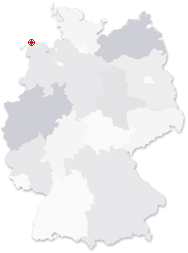 Lage von Norddeich in Deutschland
