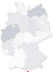 Lage von Arzl im Pitztal in Deutschland