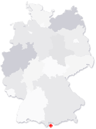 Lage von Bichlbach in Deutschland
