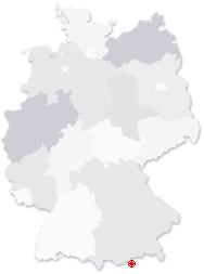 Lage von Breitenbach am Inn in Deutschland