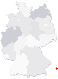 Lage von Emmersdorf an der Donau in Deutschland