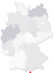 Lage von Flaurling in Deutschland