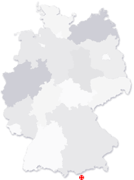 Lage von Fritzens in Deutschland
