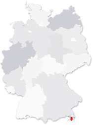 Lage von Golling an der Salzach in Deutschland