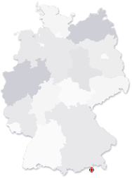 Lage von Kirchdorf in Tirol in Deutschland