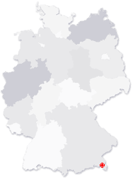 Lage von Koppl in Deutschland