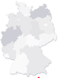 Lage von Krimml in Deutschland