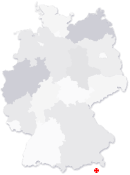Lage von Maria Alm am Steinernen Meer in Deutschland