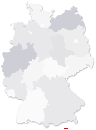 Lage von Mhlbach am Hochknig in Deutschland