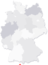 Lage von Satteins in Deutschland