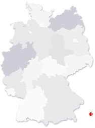 Lage von Steinakirchen am Forst in Deutschland