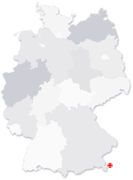 Lage von Traunkirchen in Deutschland