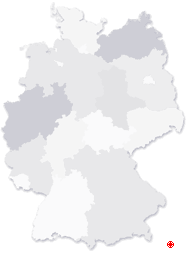Lage von Treglwang in Deutschland