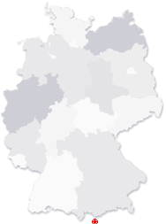 Lage von Zirl in Deutschland