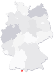 Lage von Oberegg in Deutschland