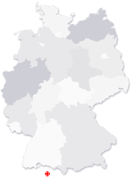 Lage von Lichtensteig in Deutschland