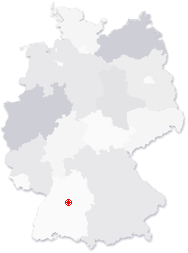 Lage von West in Deutschland